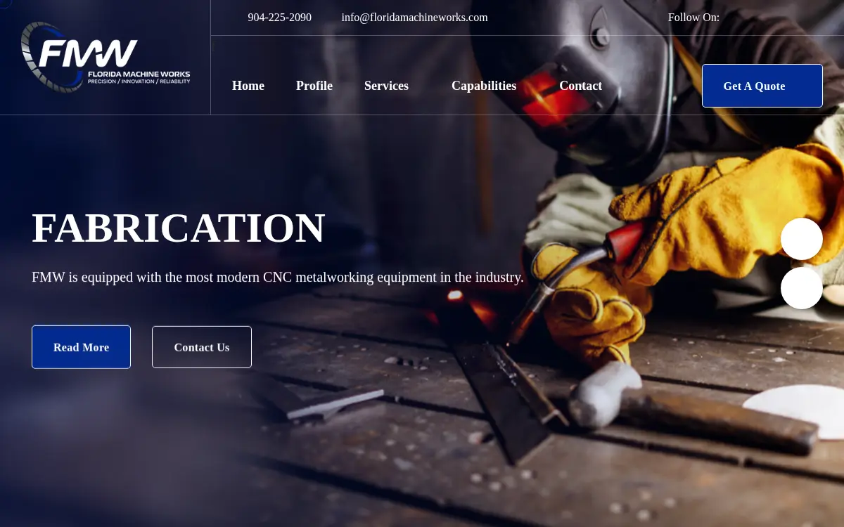 Homepage of Yulee Machine Works LLC