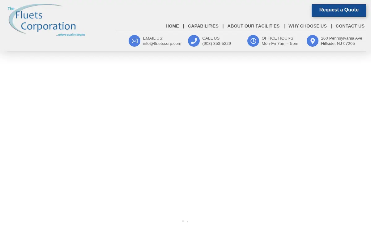 Homepage of The Fluets Corporation