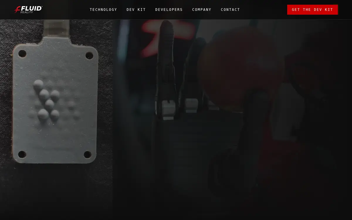 Homepage of Fluid Reality Incorporated
