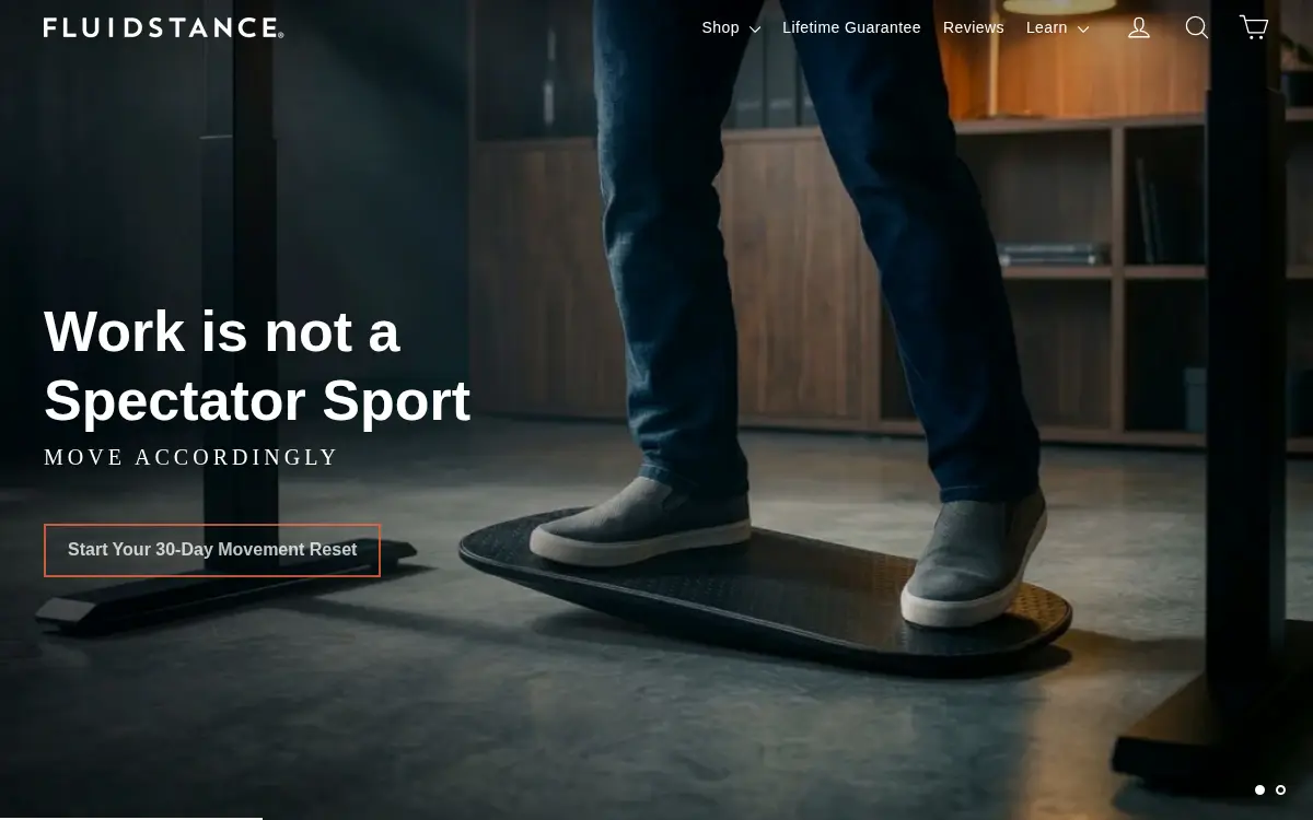 Homepage of Company of Motion LLC