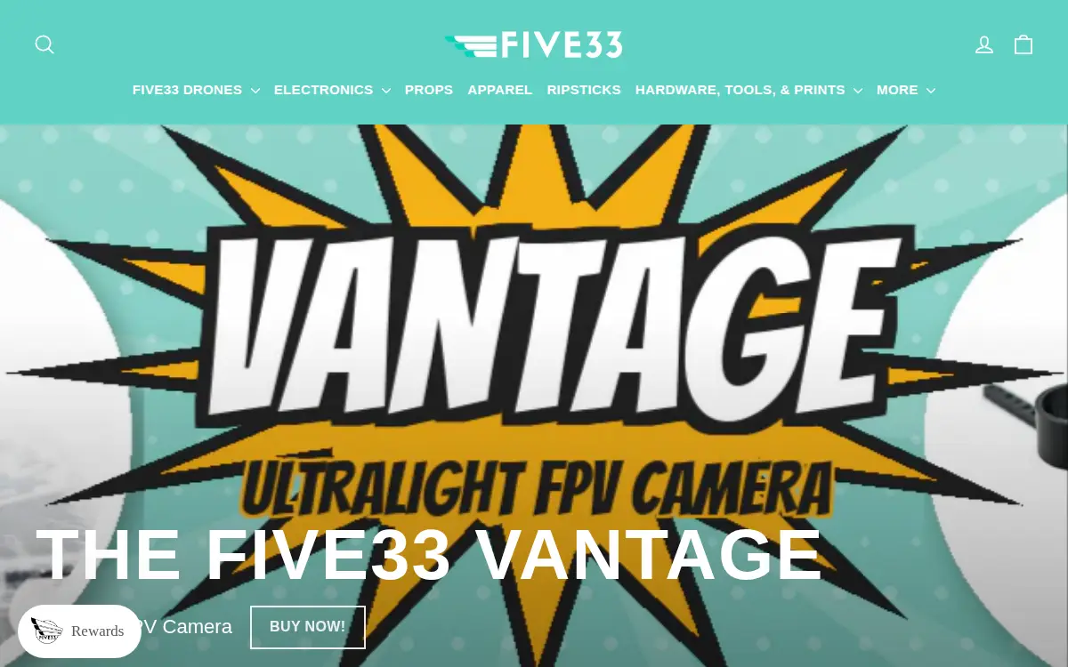 Homepage of Fly Five 33, LLC
