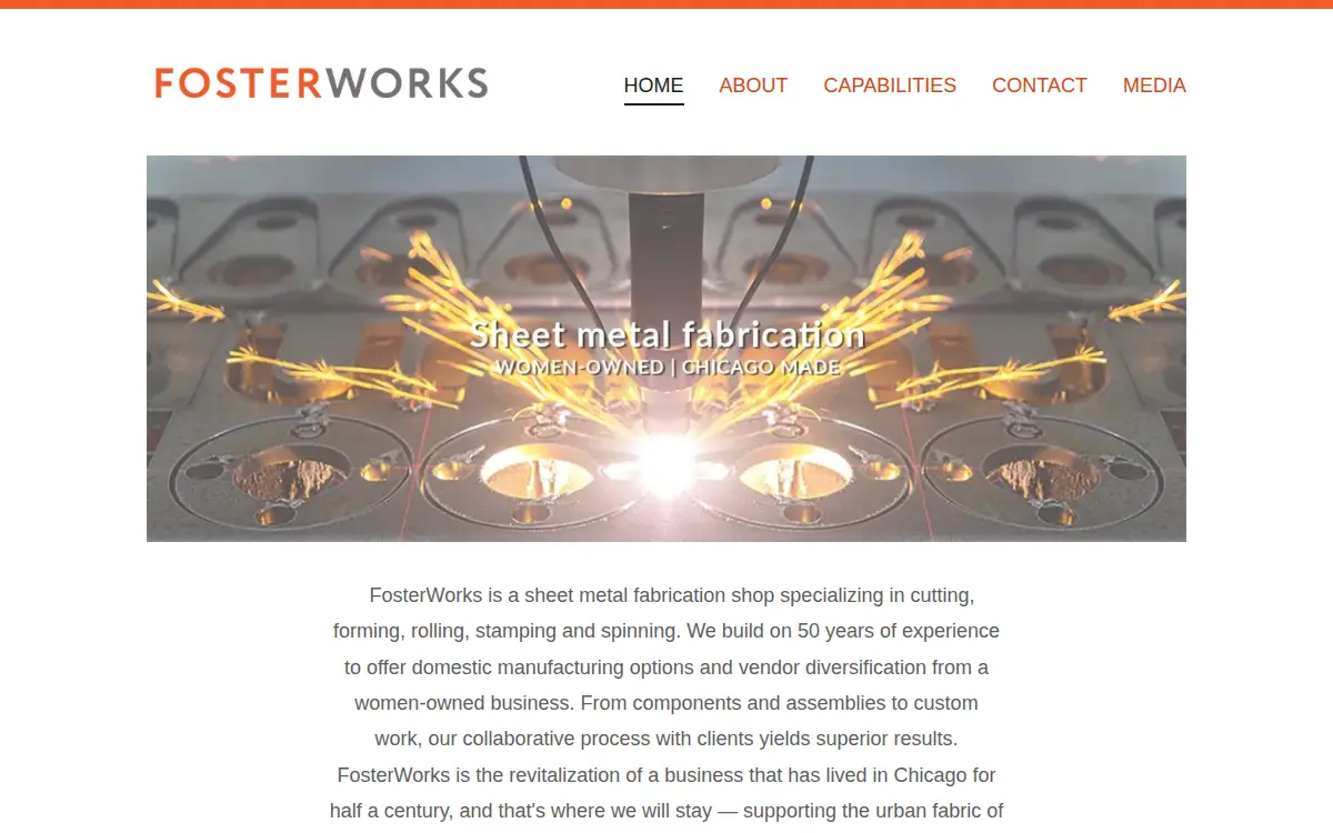 Homepage of Foster Works LLC