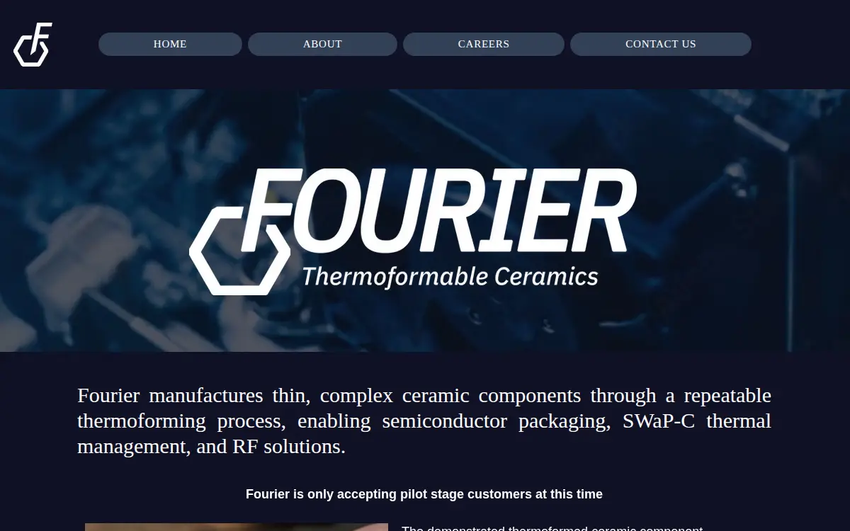Homepage of Fourier LLC