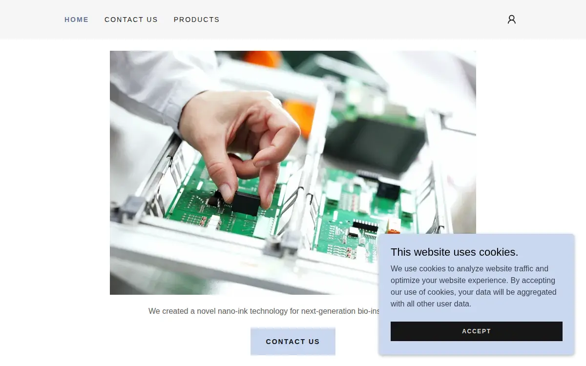 Homepage of Freescale LLC
