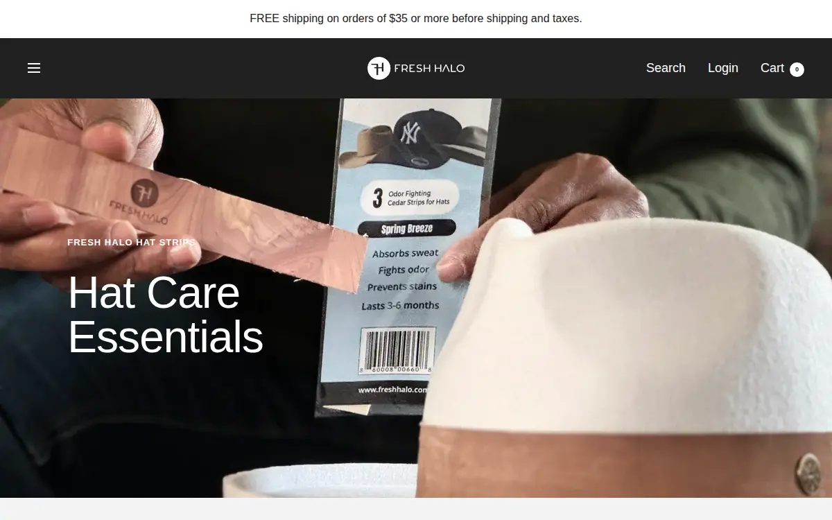Homepage of Fresh Halo LLC