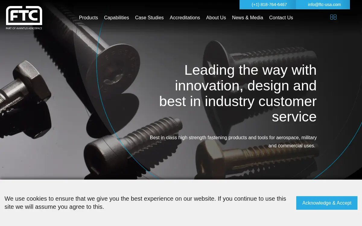 Homepage of Fastener Technology CORP