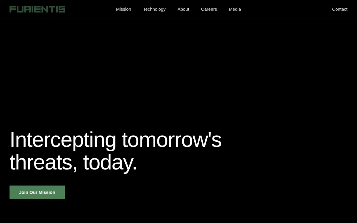 Homepage of Furientis INC.