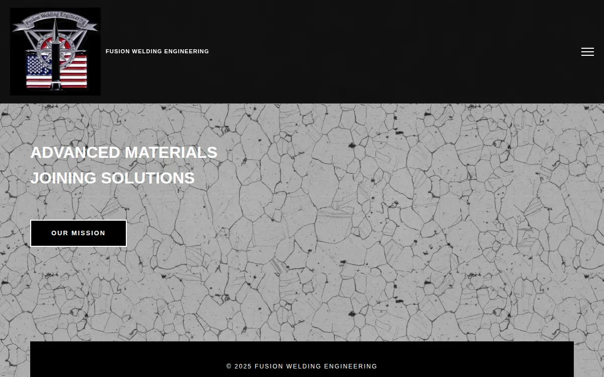 Homepage of Fusion Welding Engineering LLC