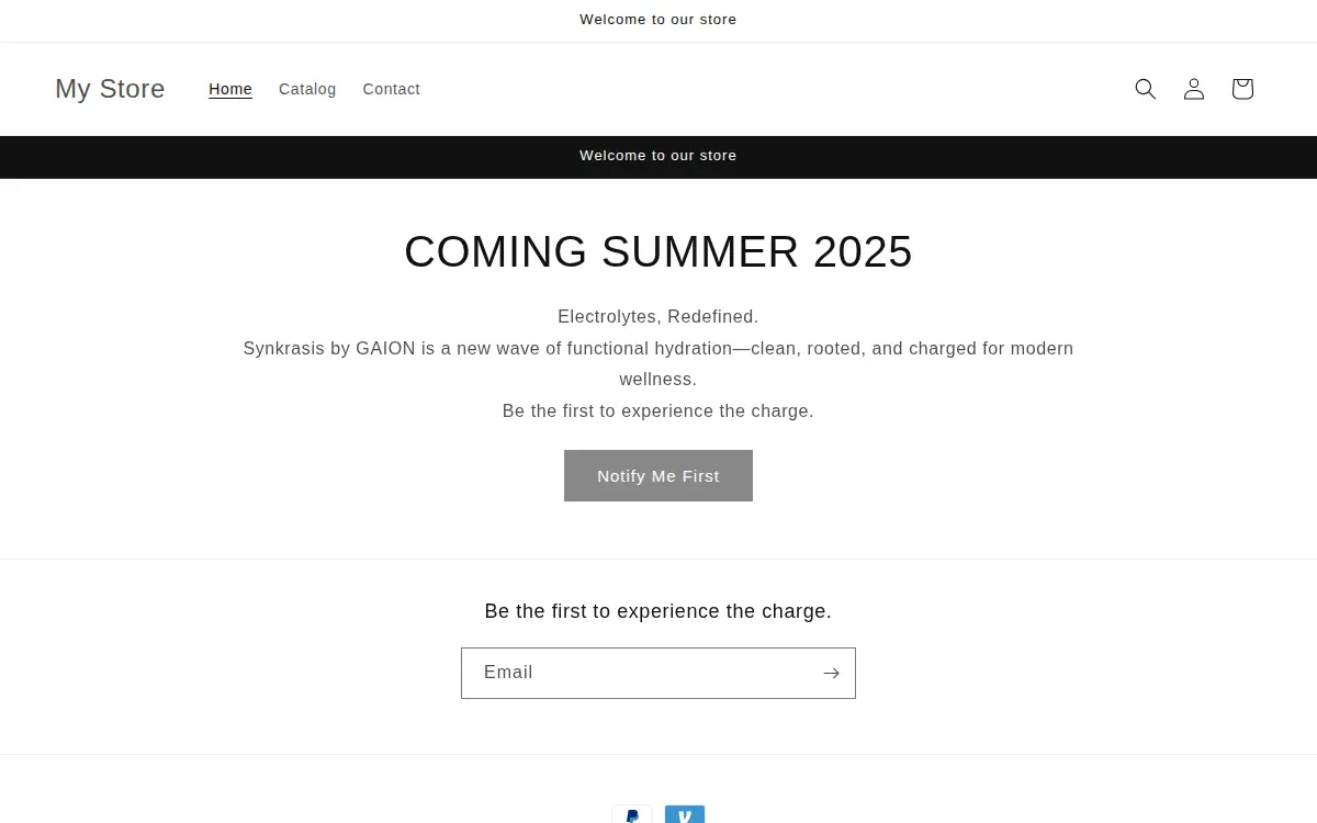 Homepage of Gaion LLC