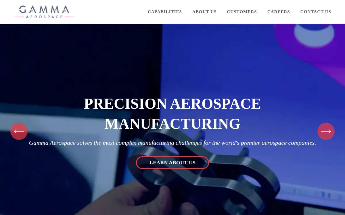 Homepage of Gamma Sig LLC