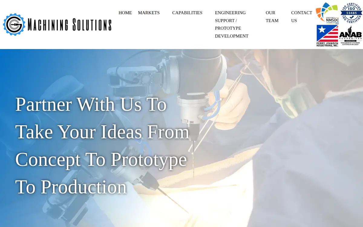 Homepage of Gc Machining Solutions CORP