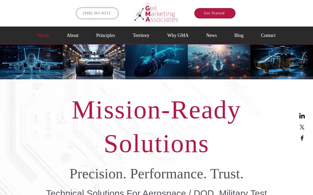 Homepage of Geil Marketing Associates INC.