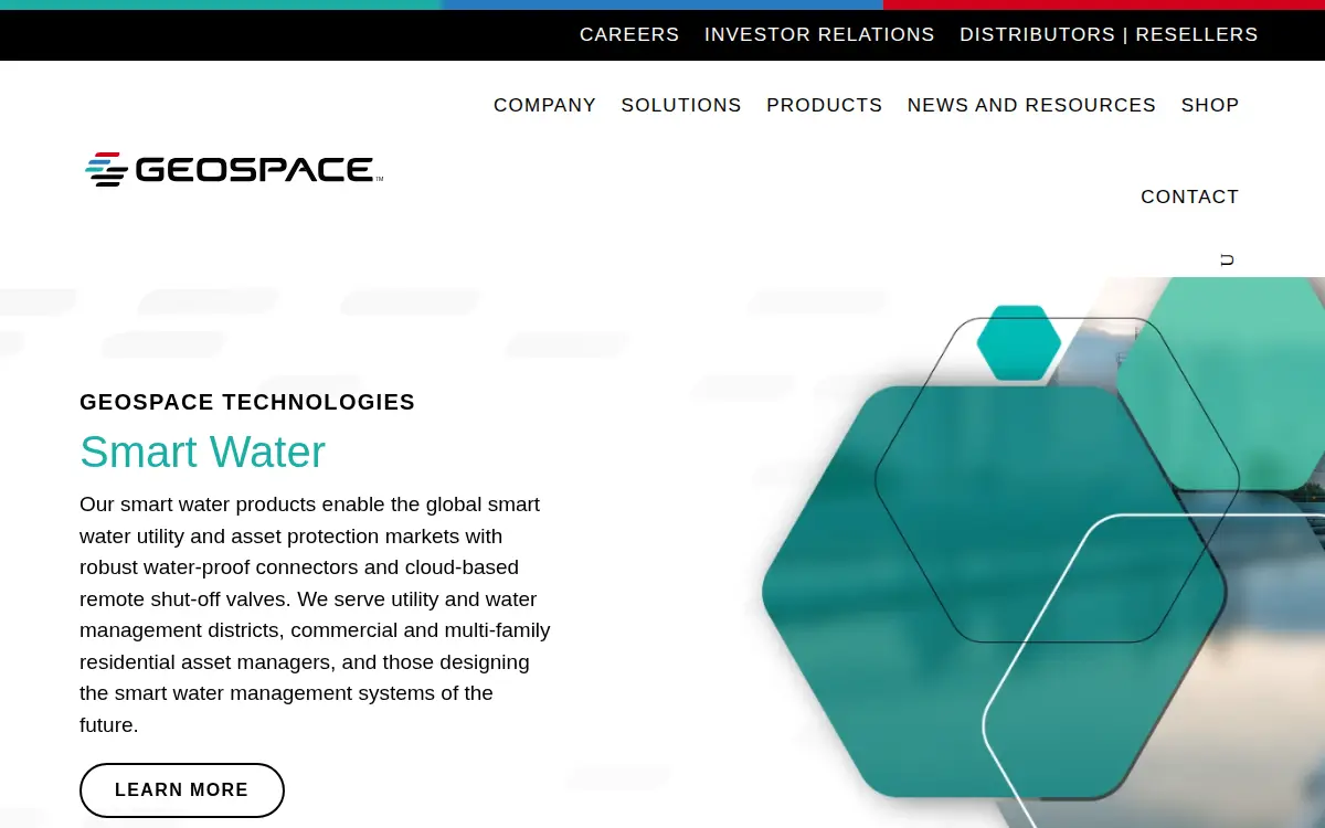 Homepage of Geospace Technologies Corporation