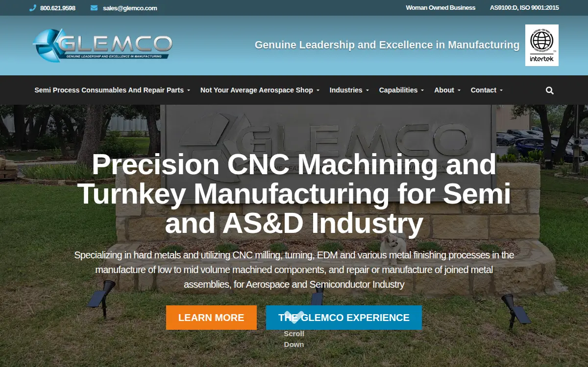Homepage of Glemco INC