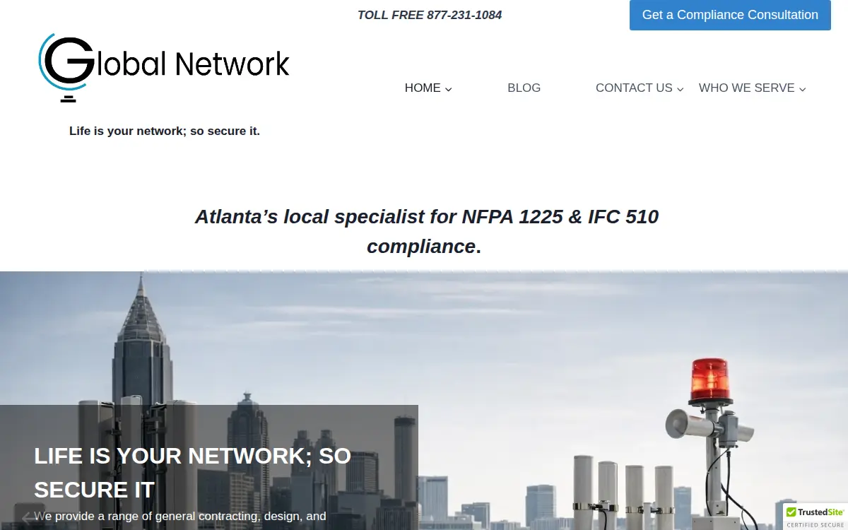 Homepage of Global Network LLC