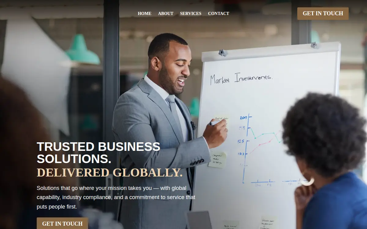 Homepage of Global Nomad Trading Company LLC