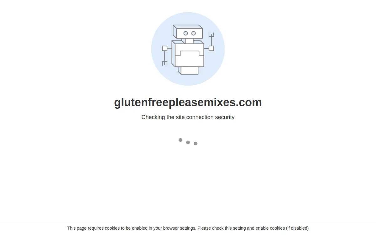 Homepage of Gluten Free Please, LLC