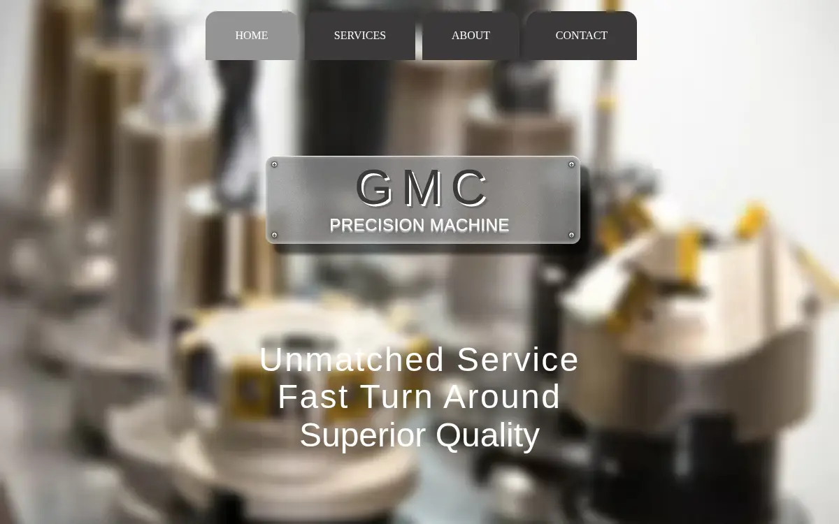 Homepage of Gmc Precision Machine LLC