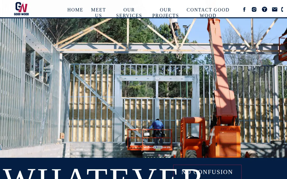 Homepage of Quakenbushs Good Wood INC.