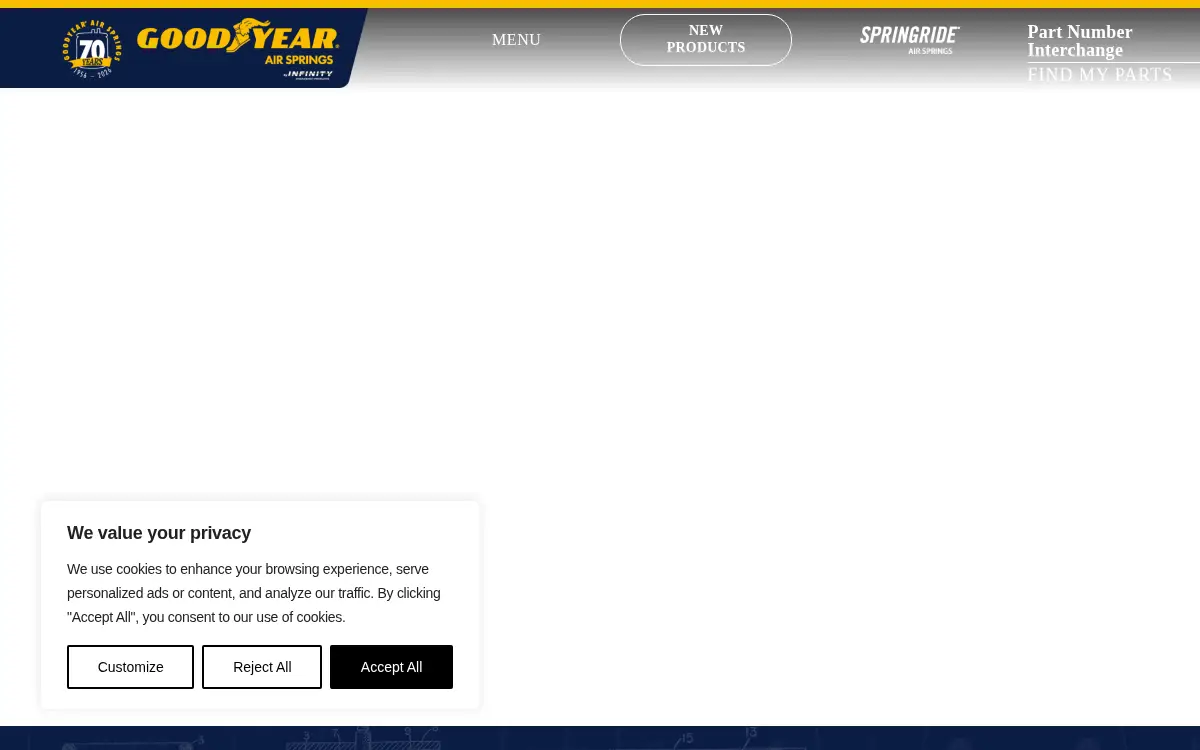 Homepage of Infinity Engineered Products LLC