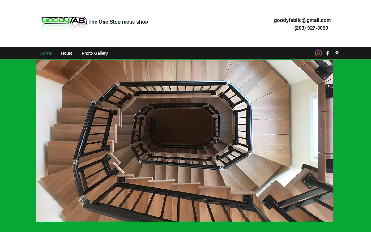 Homepage of Goodyfab LLC