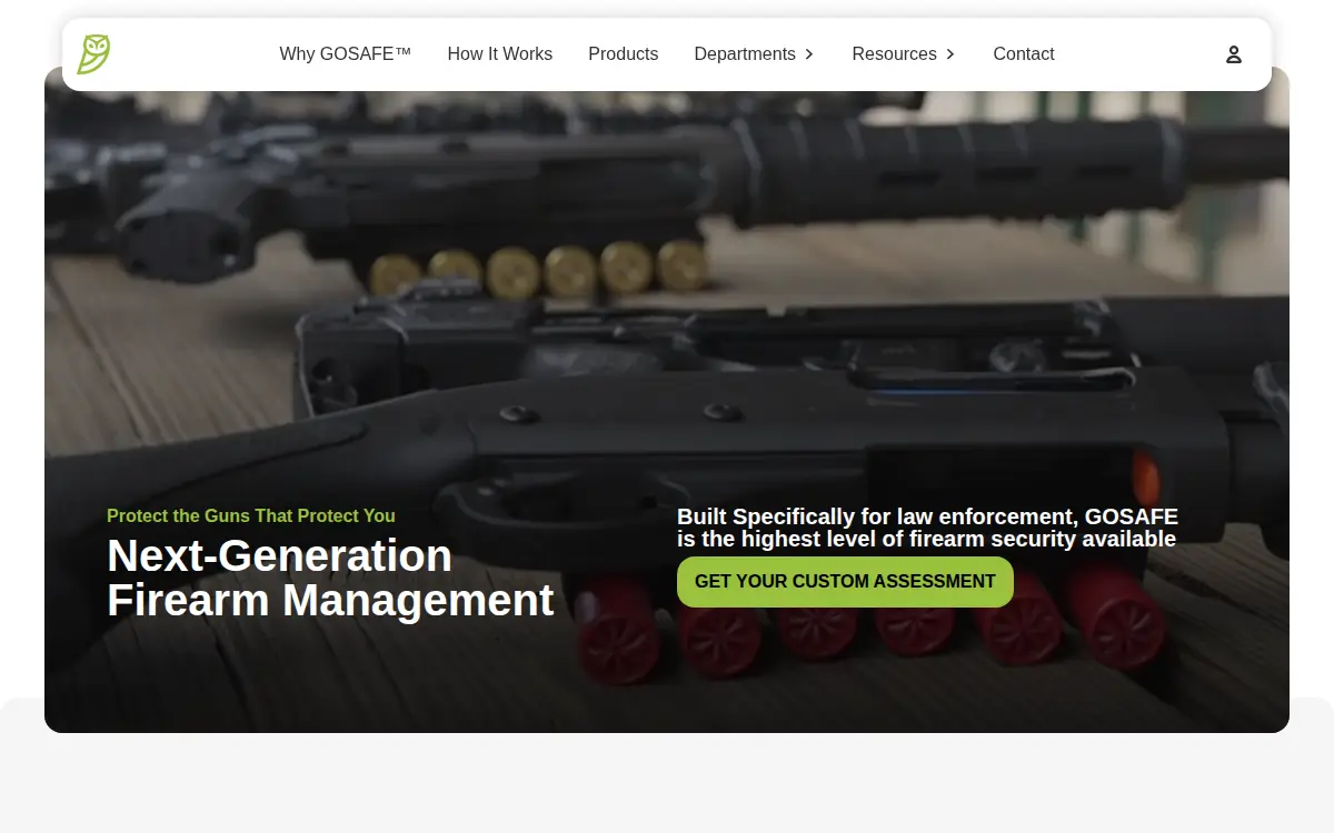Homepage of Go Safe Technology, INC.