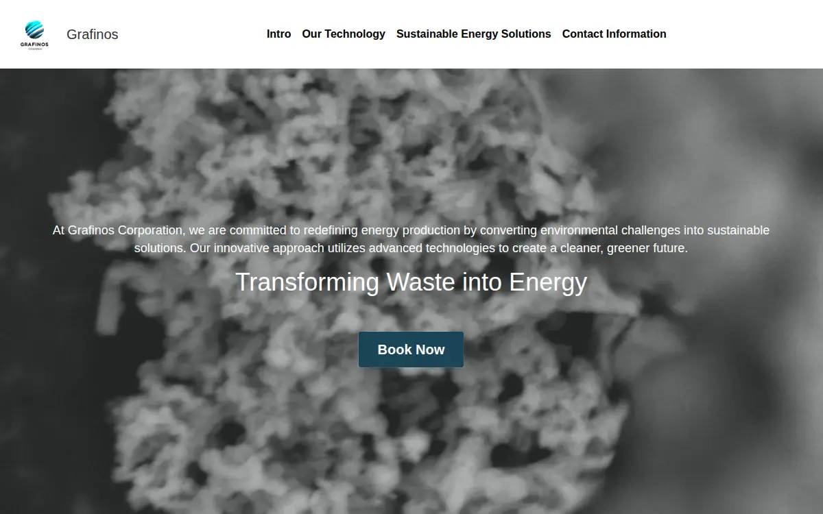 Homepage of Grafinos INC