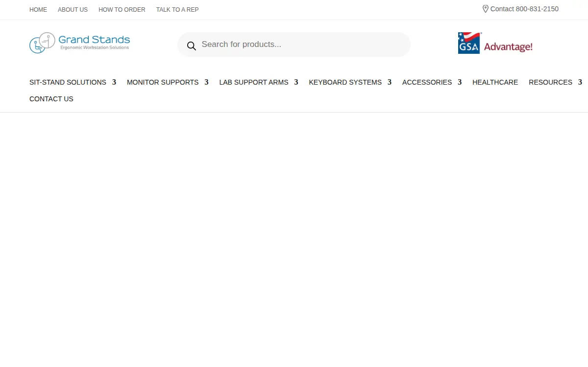 Homepage of Grand Stands, INC.