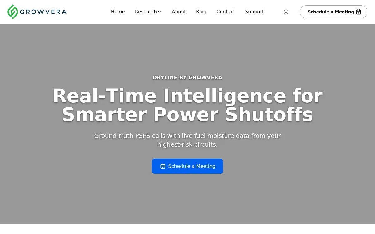 Homepage of Growvera INC