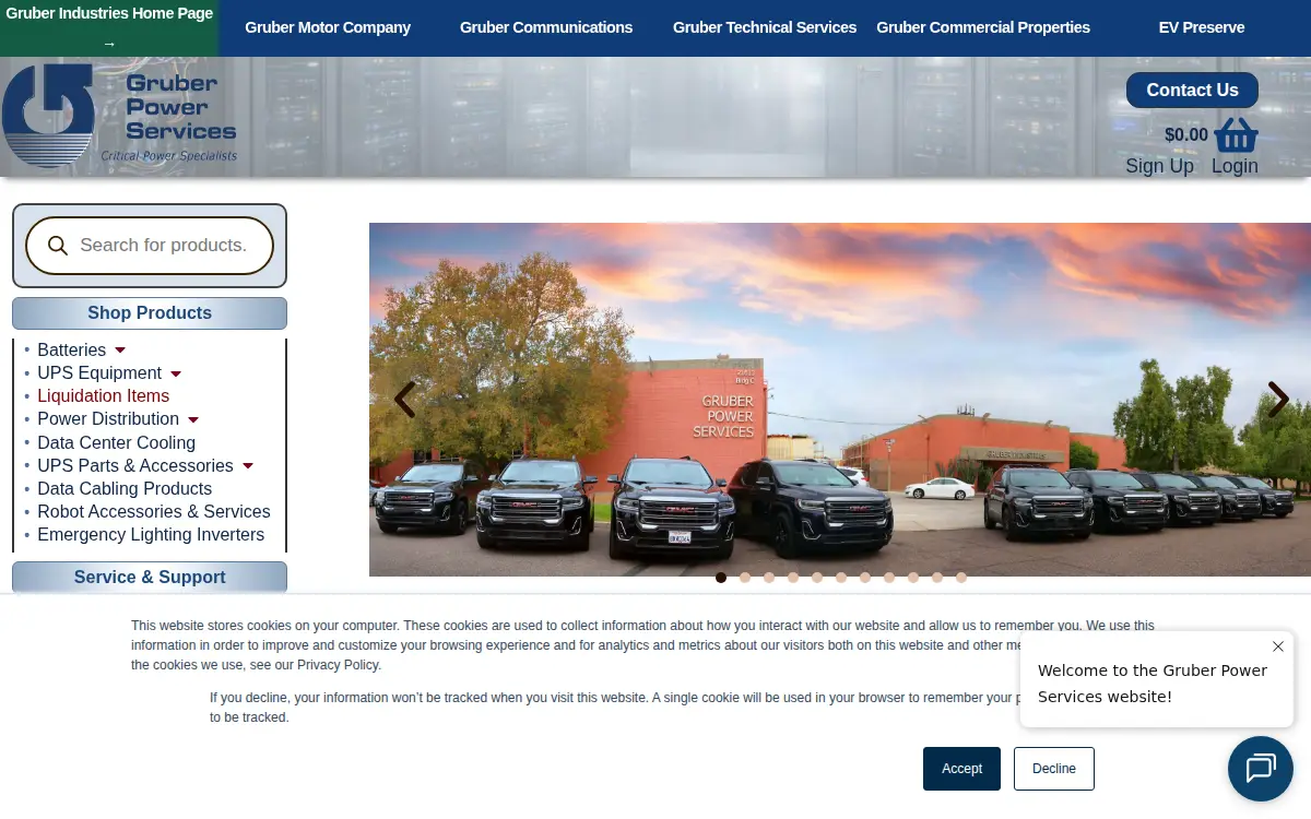 Homepage of Gruber Technical INC