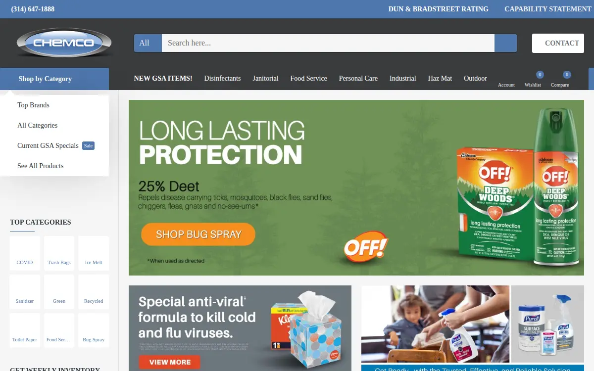 Homepage of Chemco Industries INC