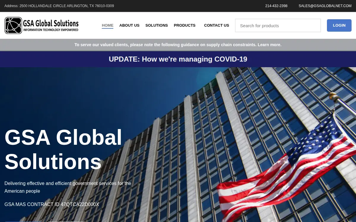 Homepage of Ali Acquisitions LLC