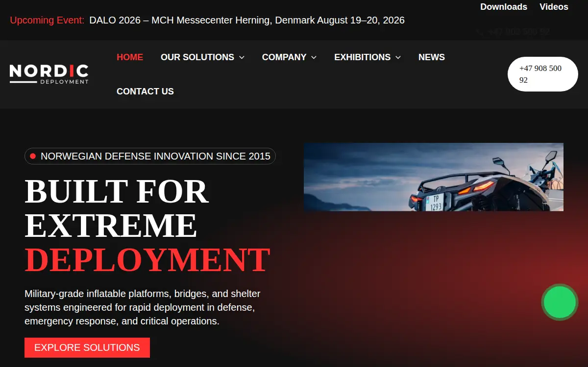 Homepage of Hardline Supply INC