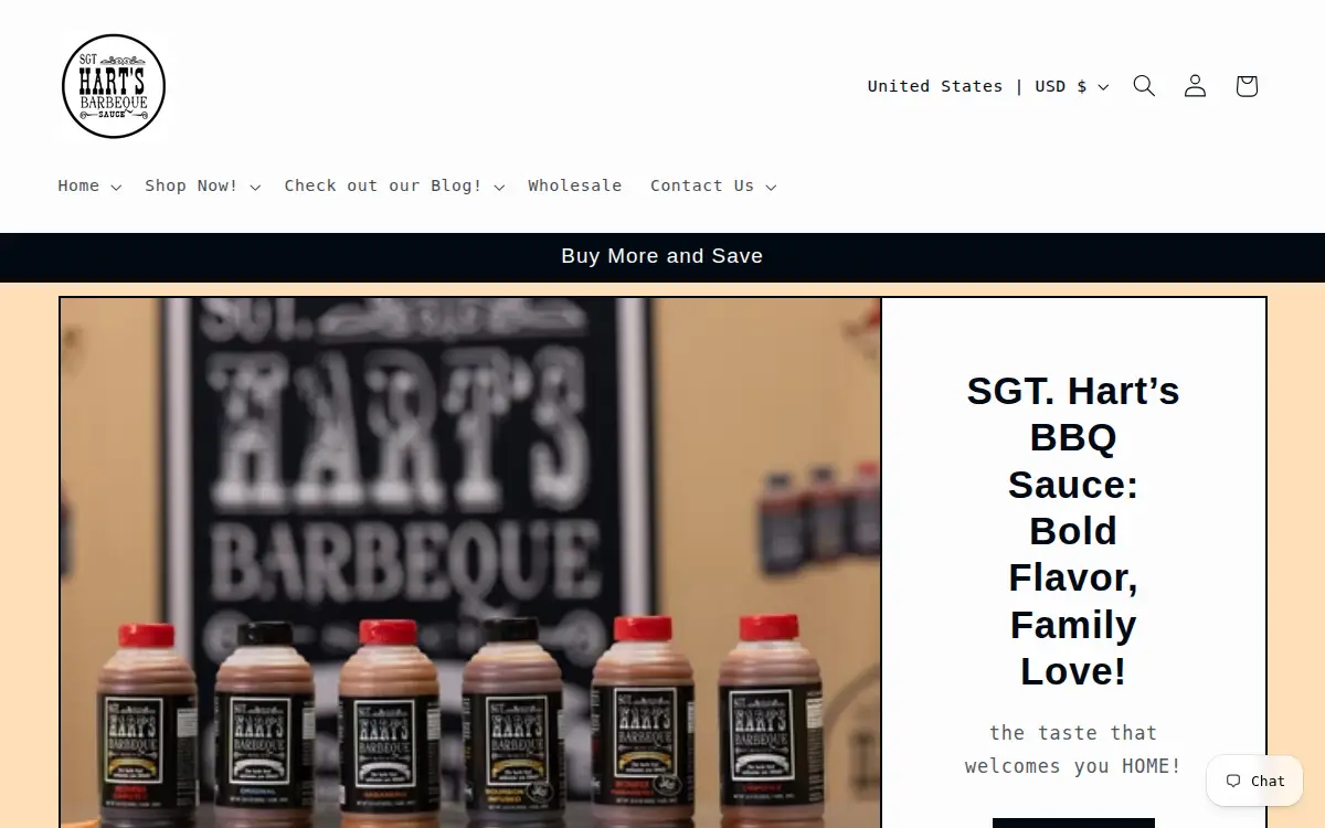 Homepage of Strong Family Bonds, LLC