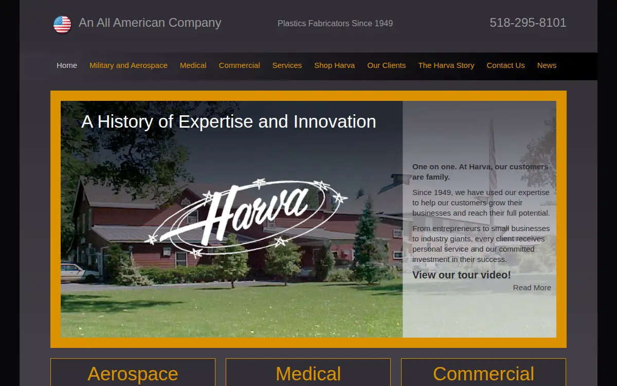Homepage of Harva CO INC