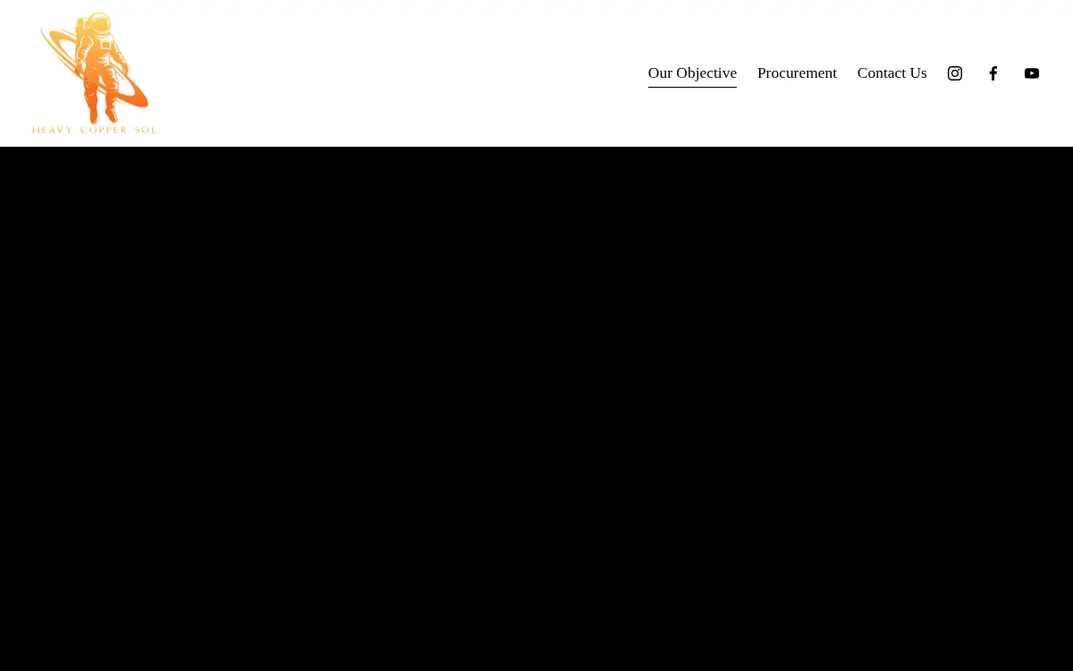 Homepage of Heavy Copper Solutions LLC