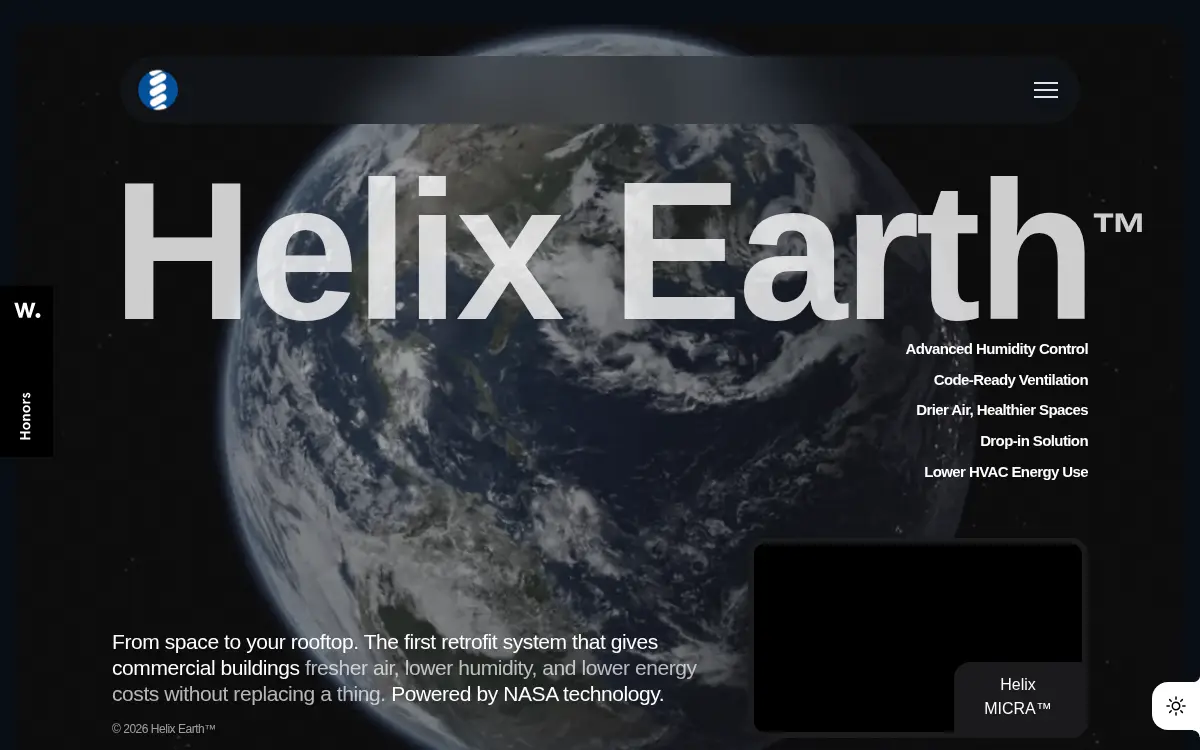 Homepage of Helix Earth Technologies INC