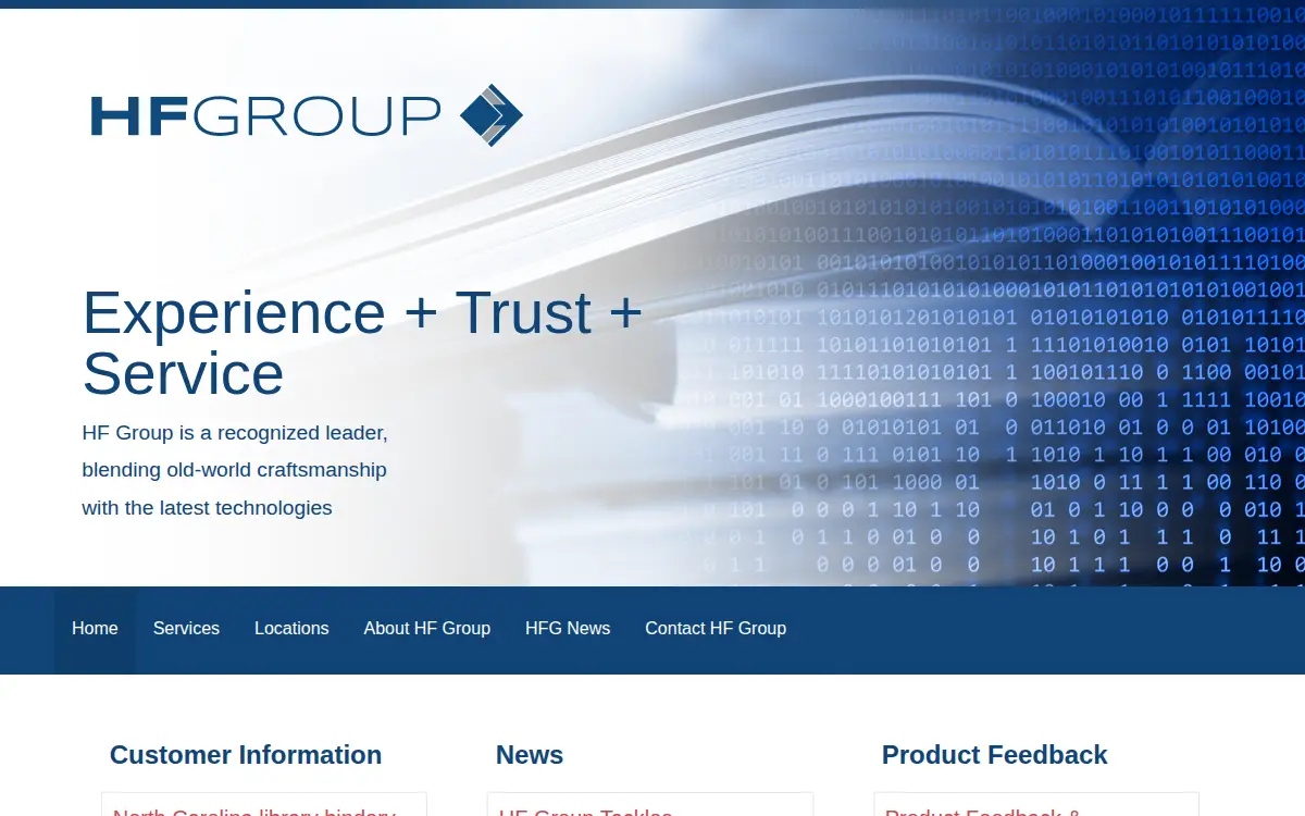 Homepage of Hf Group LLC