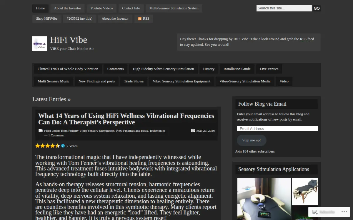 Homepage of Hifiwellness LLC