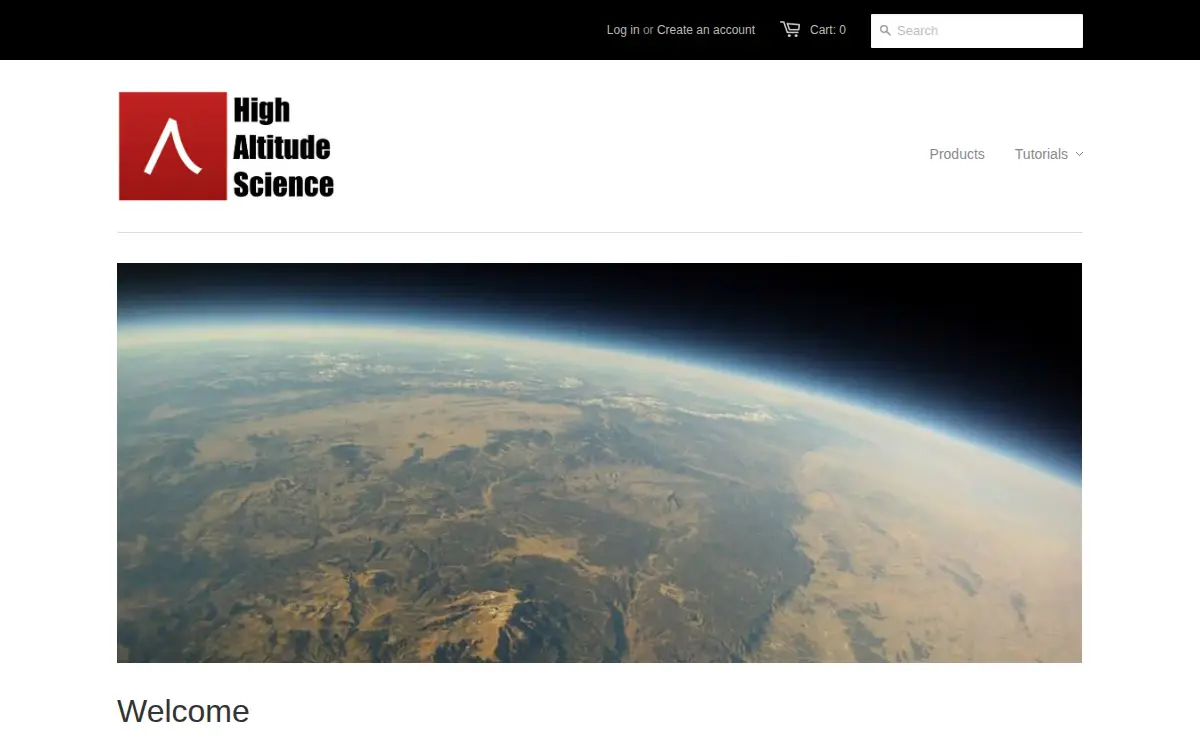 Homepage of High Altitude Science LLC