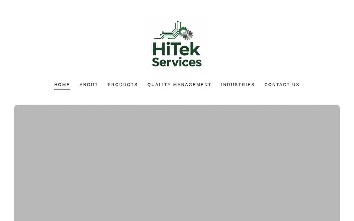 Homepage of Hitek Services INC