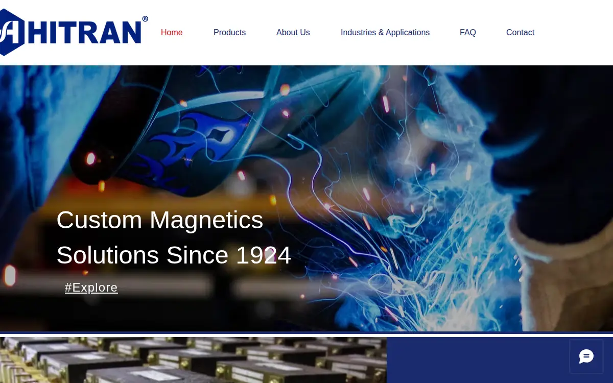 Homepage of Hitran Corporation