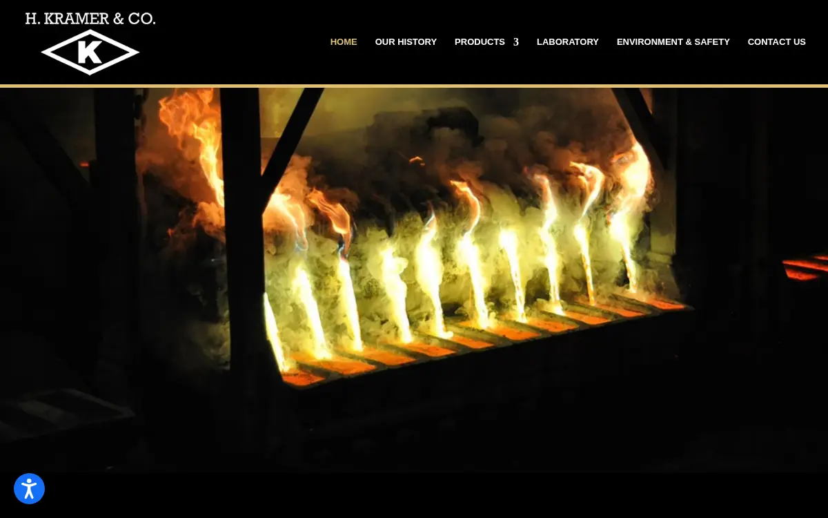 Homepage of H. Kramer & CO