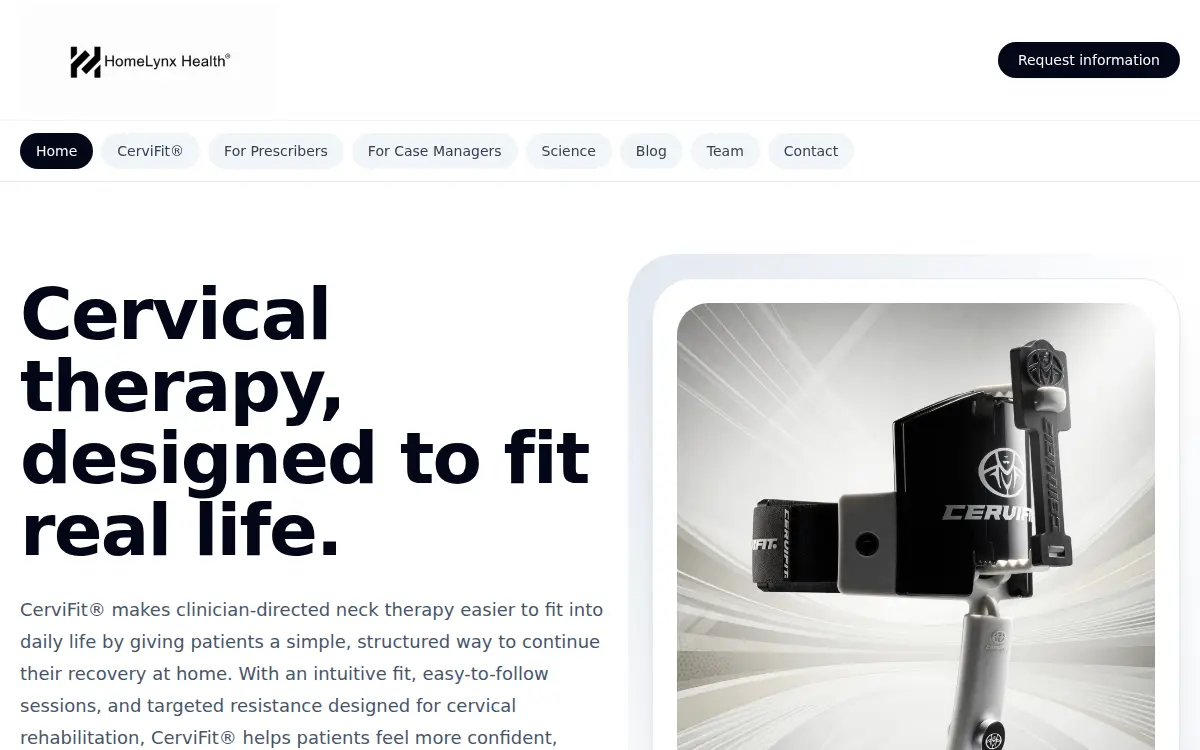 Homepage of Homelynx Health, INC