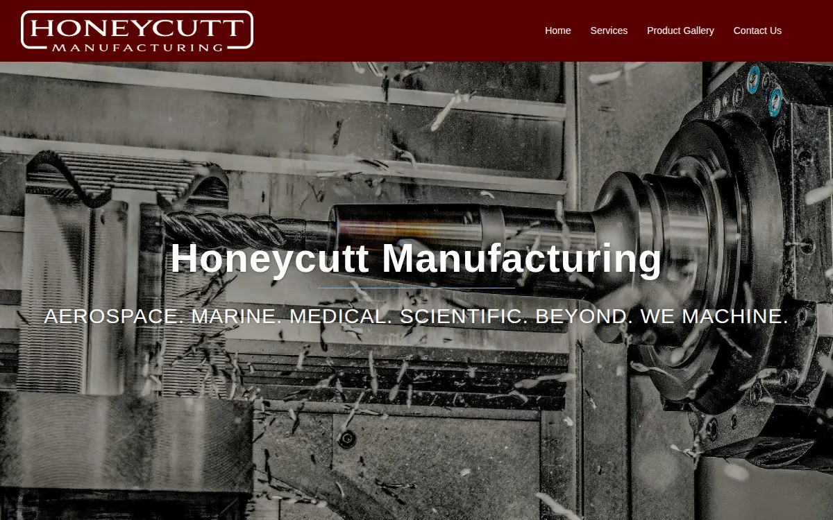 Homepage of Honeycutt Manufacturing INC