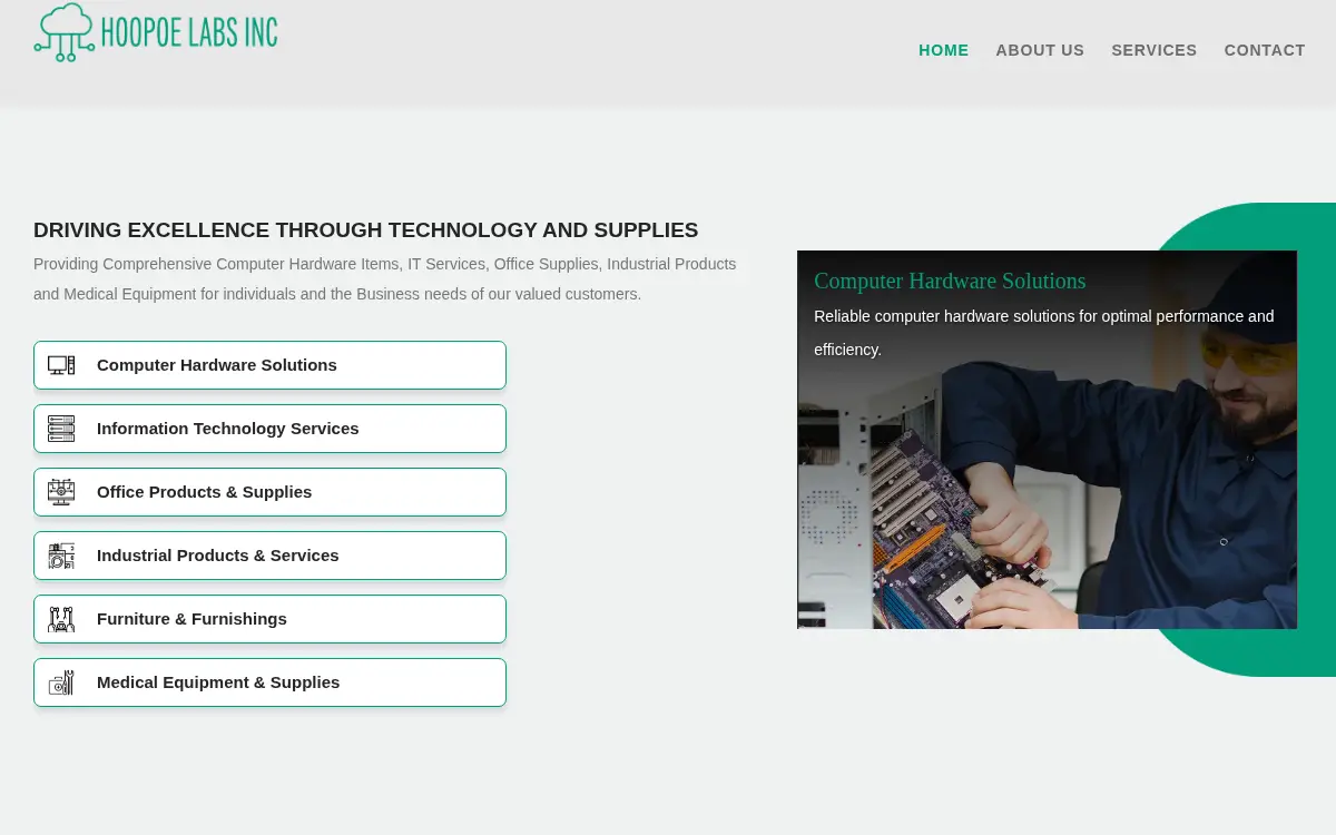 Homepage of Hoopoe Labs INC