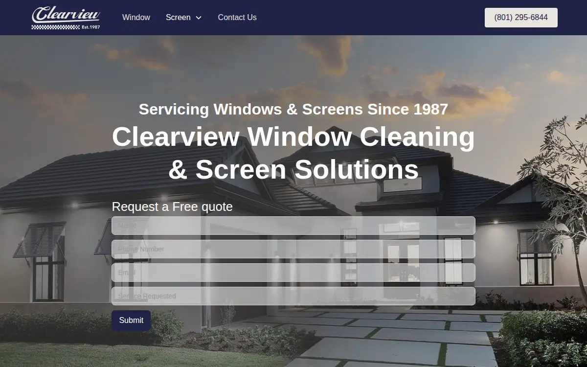 Homepage of Uinta Soft Wash LLC
