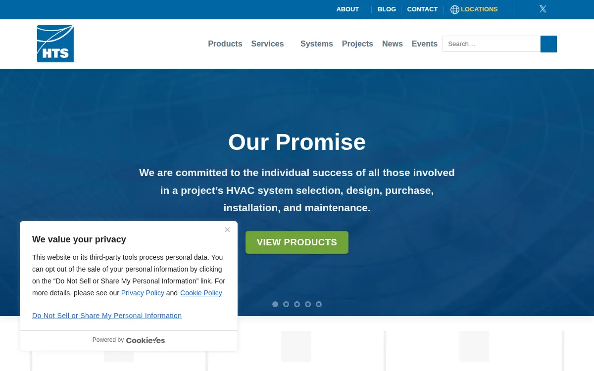Homepage of Heat Transfer Solutions INC