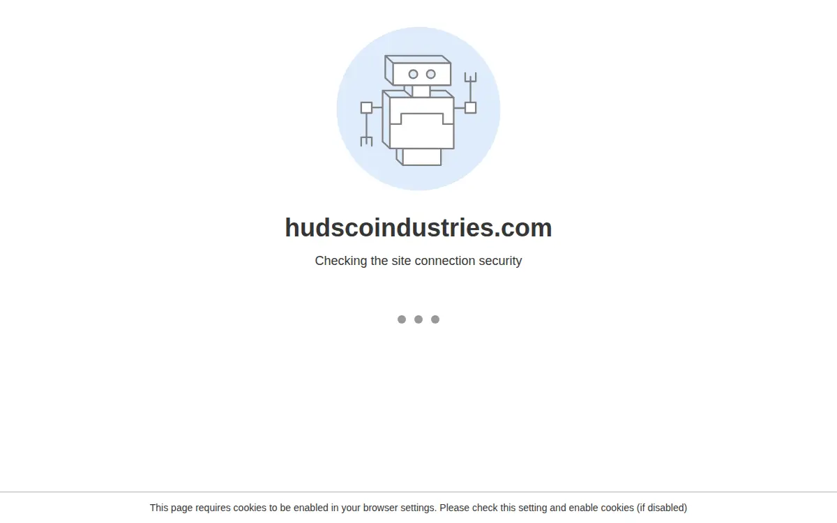 Homepage of Hudsco Industries LLC