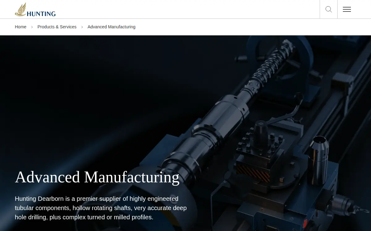 Homepage of Hunting Dearborn INC